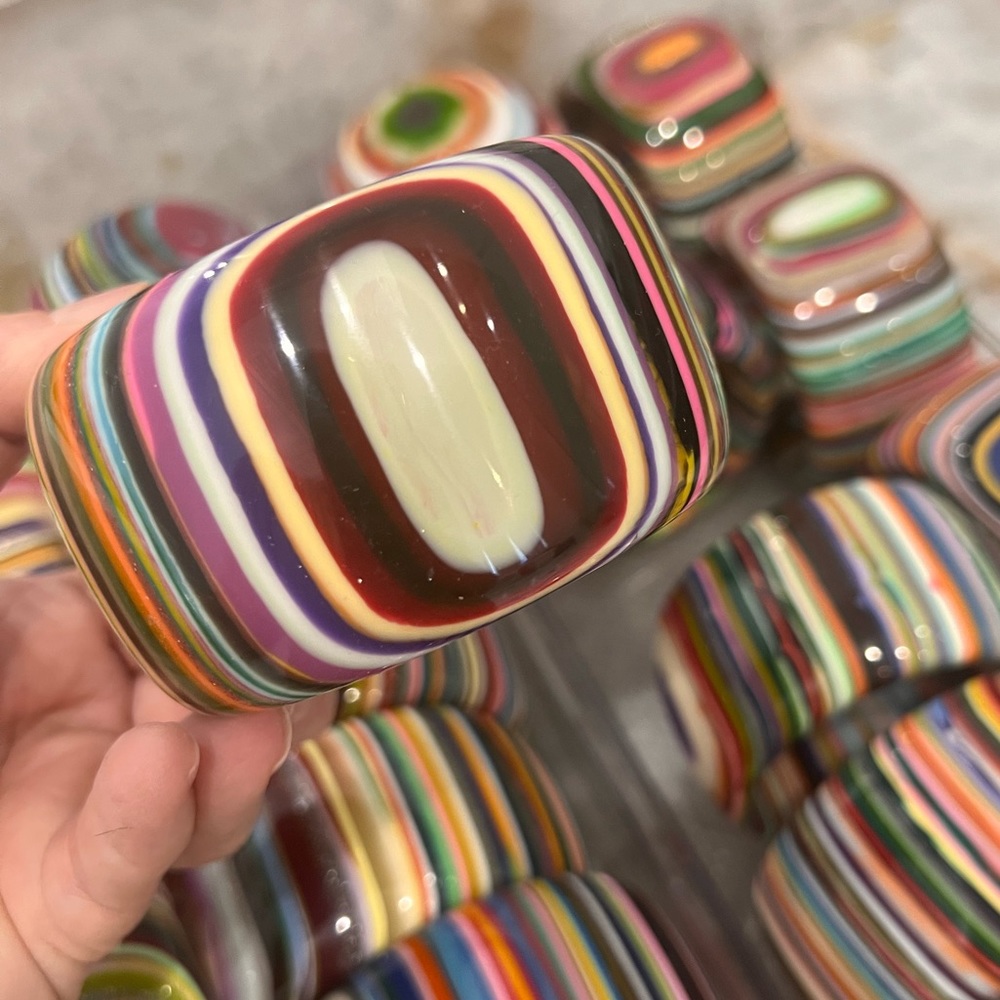 Sobral PopArt bangle. Authentic original stamped.